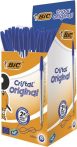   BIC Golyóstoll, 0,32mm, kupakos, BIC "Cristal Original", kék