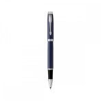   PARKER Rollertoll, 0,5 mm, ezüst színű klip, kék tolltest, PARKER "IM Royal", kék