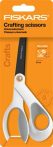   FISKARS Olló, általános, tapadásmentes, 21 cm, FISKARS "Titanium", fehér