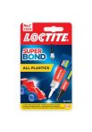   HENKEL Pillanatragasztó gél, 2 g + 4 ml, HENKEL "Loctite Super Bond Plastik"