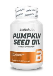 BIOTECH USA Étrend-kiegészítő tabletta, 60 tabletta, BIOTECH USA "Pumpkin Seed Oil"