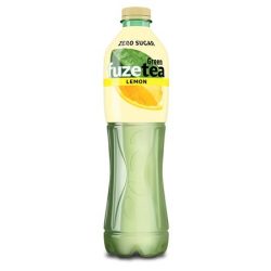 FUZETEA Üdítőital, szénsavmentes, 1,5 l, FUZETEA ZERO, zöld tea citrom