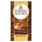   FERRERO ROCHER Tejcsokoládé, 90 g, FERRERO ROCHER "Prémium", mogyorós töltelékkel