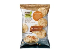 RICE UP Barnarizs chips, 60 g, RICE UP, humusz