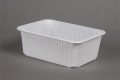   . Ételtároló doboz, műanyag, szögletes, mikrózható, 1000 ml, 50 db, "Varia", fehér