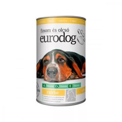 EURODOG Kutyaeledel, konzerv, 1240 g, EURODOG, csirkés