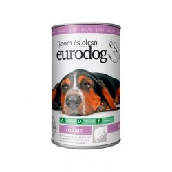 EURODOG Kutyaeledel, konzerv, 1240 g, EURODOG, májas