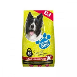 EURODOG Kutyaeledel, száraztáp, 10 kg, EURODOG, marha