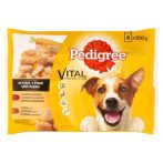   PEDIGREE Kutyaeledel, alutasakos, 4x100 g, PEDIGREE, marha és bárány, pulyka és répa