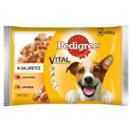   PEDIGREE Kutyaeledel, alutasakos, 4x100 g, PEDIGREE, marha és baromfi