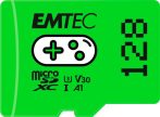   EMTEC Memóriakártya, microSD, 128GB, UHS-I/U3/V30/A1, EMTEC "Gaming"