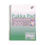   PUKKA PAD Spirálfüzet, A4, vonalas, 100 lap, PUKKA PAD "Irlen Jotta Green"