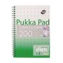   PUKKA PAD Spirálfüzet, A5, vonalas, 100 lap, PUKKA PAD "Irlen Jotta Green"