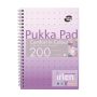   PUKKA PAD Spirálfüzet, A5, vonalas, 100 lap, PUKKA PAD "Irlen Jotta Lavender"