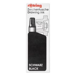 ROTRING Tustinta, 23 ml, ROTRING "Isograph", fekete