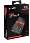   EMTEC SSD (külső memória), 128GB, USB 3.2, 420/450 MB/s, EMTEC "X200"