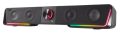   SPEEDLINK Hangszóró, 12W, 2x3.5 mm jack + USB-A, SPEEDLINK "GRAVITY RGB Stereo Soundbar", fekete