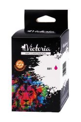 VICTORIA TECHNOLOGY CLI-551 Tintapatron Pixma iP7250, MG5450,MG6350 nyomtatókhoz, VICTORIA TECHNOLOGY, magenta, 11ml