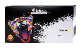 VICTORIA TECHNOLOGY CE252A Lézertoner ColorLaserJet CM3530, CP3525 nyomtatókhoz, VICTORIA TECHNOLOGY 504A, sárga, 7k