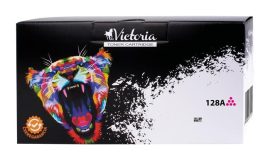 VICTORIA TECHNOLOGY CE323A Lézertoner Color LaserJet Pro CM1415, CP1525N nyomtatókhoz, VICTORIA TECHNOLOGY 128A, magenta, 1,3k