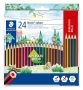   STAEDTLER Színes ceruza készlet, hatszögletű, STAEDTLER "Noris Colour 185", 20+4 különböző szín