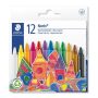   STAEDTLER Zsírkréta, STAEDTLER "Noris 220", 12 különböző szín