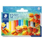   STAEDTLER Olajpasztell kréta, STAEDTLER "Noris 241", 12 különböző szín