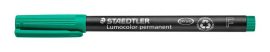 STAEDTLER Alkoholos marker, OHP, 0,6 mm, STAEDTLER "Lumocolor® 318 F", zöld