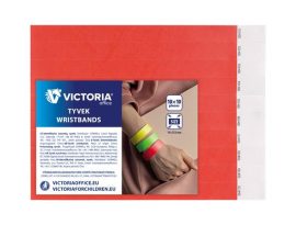 VICTORIA OFFICE Karszalag, 3/4", tyvek, piros, VICTORIA OFFICE