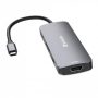   VERBATIM USB elosztó-HUB, USB-C PD/2xHDMI/3xUSB-A/SD/mSD, VERBATIM