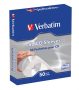   VERBATIM CD/DVD boríték, papír, ablakos, bebújtatós fül, VERBATIM, fehér