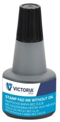 VICTORIA OFFICE Bélyegzőfesték, 30 ml, VICTORIA OFFICE, fekete