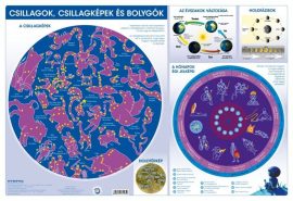 STIEFEL Könyökalátét, kétoldalas, STIEFEL "Csillagok/Csillagképek és bolygók"