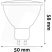 Avide ABGU10CW-7W-AP LED SPOT IZZÓ ALU+PLASTIC 7W GU10 CW 6400K