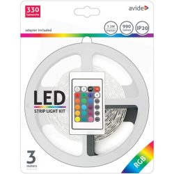 Avide ABLSBL12V5050-30RGB LED SZALAG BLISZTER 12V 7.2W SMD5050 30LED/M RGB IP20 3m