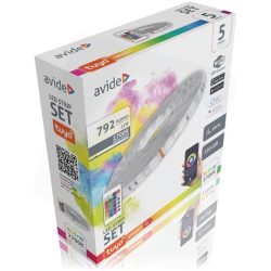 Avide ABLSBL12V5050-30RGBW-TYIR LED SZALAG BLISZTER 12V 22W SMD5050 30LED RGB+2700K IP65 5m WIFI TUYA + IR