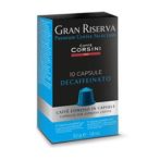   Caffé Corsini DCC432 KÁVÉKAPSZULA NESPRESSO KOMPATIBILIS KOFFEINMENTES GRAN RISERVA DECAFFEINATED