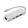   Hama 200108 USB 3.2 GEN1 TYPE-C HUB (2 USB, 1 USB TYPE-C) +LAN