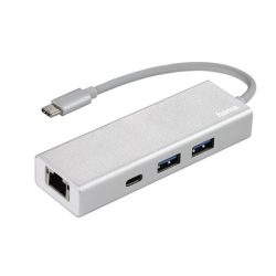 Hama 200108 USB 3.2 GEN1 TYPE-C HUB (2 USB, 1 USB TYPE-C) +LAN