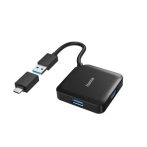   Hama 200116 USB HUB, 4 PORT, USB 3.2 GEN1, 5 GBIT + USB-C ADAPTER