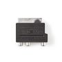 Nedis CVGP31902BK KAPCSOLHATÓ SCART ADAPTER