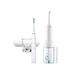 Philips HX3866/41 SONICARE DIAMONDCLEAN 9000 SZÓNIKUS ELEKTROMOS FOGKEFE ÉS FOGKÖZTISZTÍTÓ DUPLA CSOMAG, FEHÉR